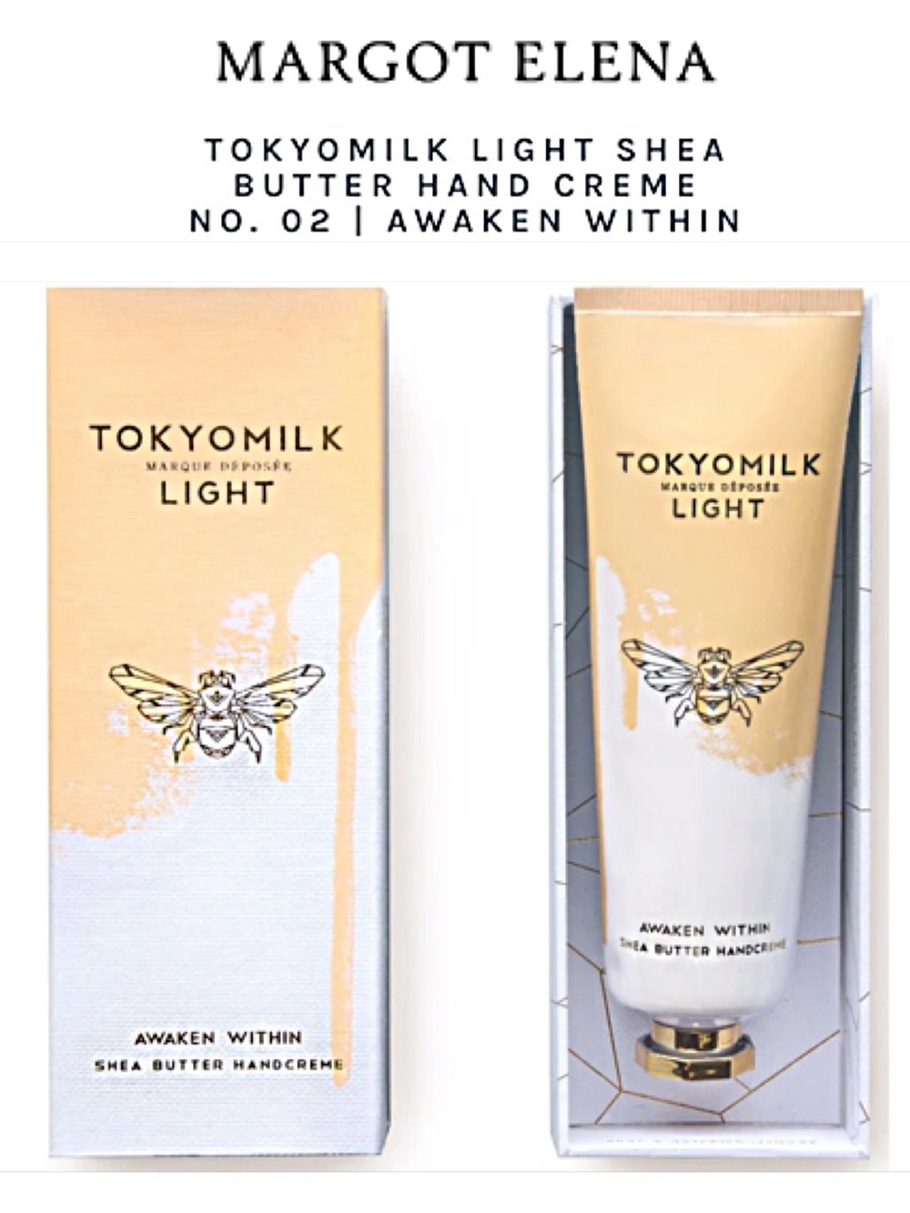 TOKYOMILK LIGHT Awaken Within Shea Butter Handcreme Margot Elena DISCONTINUED
